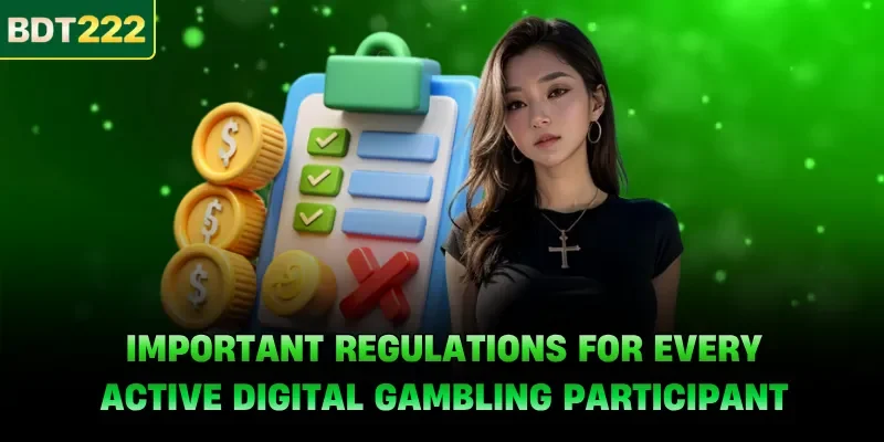 Important regulations for every active digital gambling participant