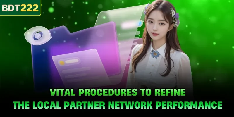 Vital procedures to refine the local partner network performance