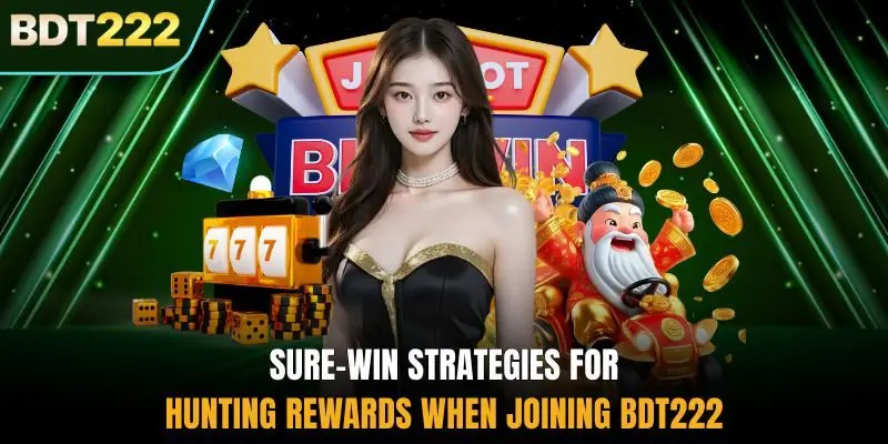 Sure-win strategies for hunting rewards when joining BDT222